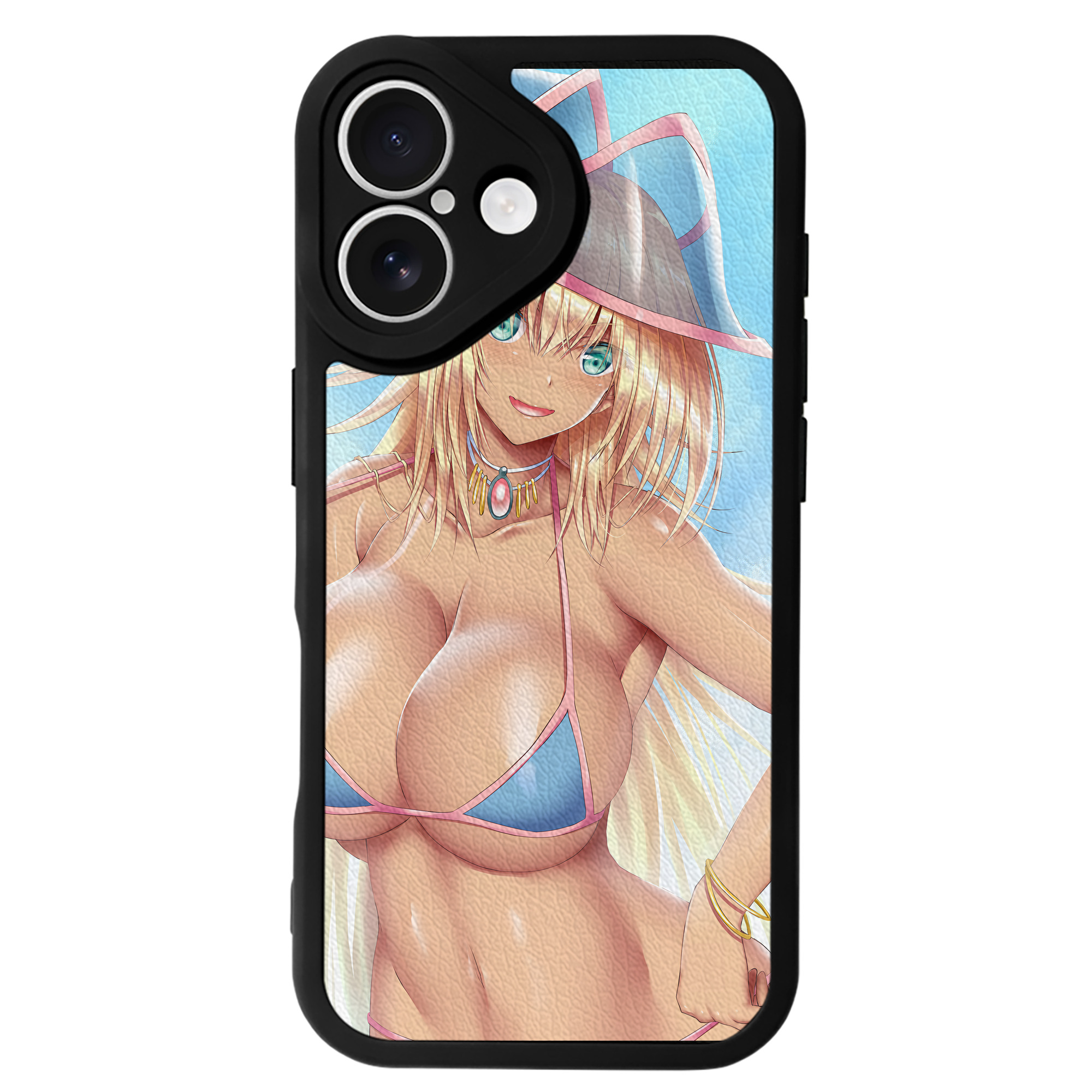 （画像用） 遊☆戯☆王 Yu-Gi-Oh! 【iPhone 16シリーズ対応】シリコンスマホケース（レザー調） 材質：シリコン